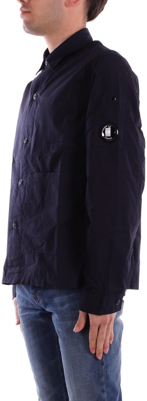CP Company Shirts Total Eclipse Zwart