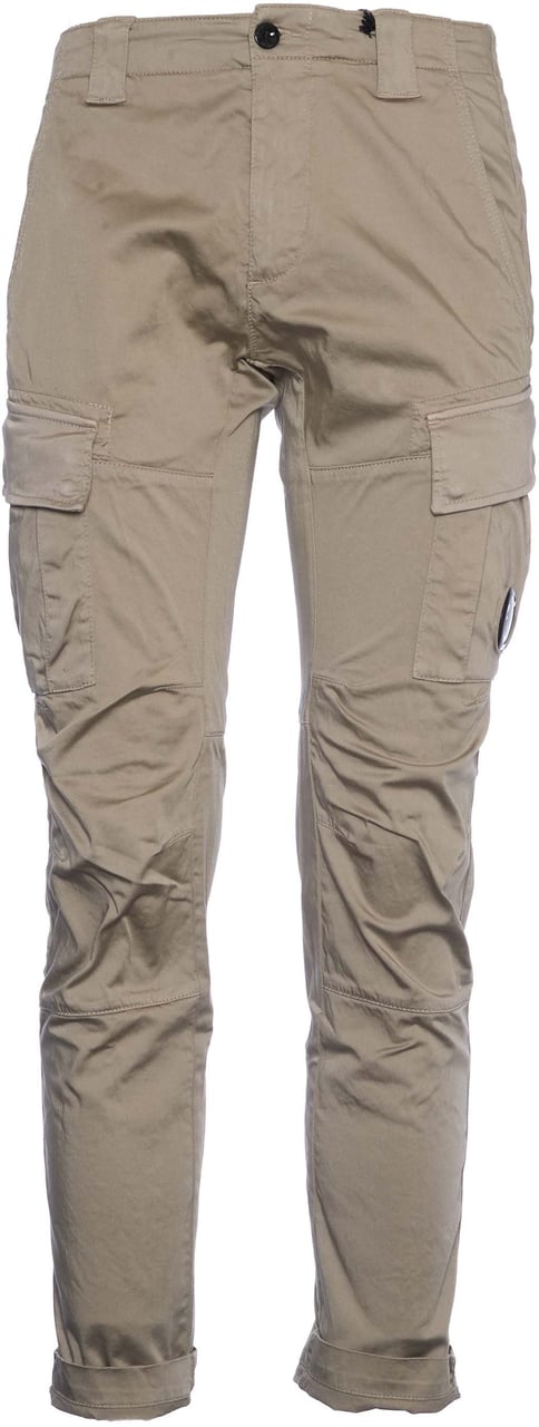 CP Company Sateen Stretch Cargo Lens Pants Groen