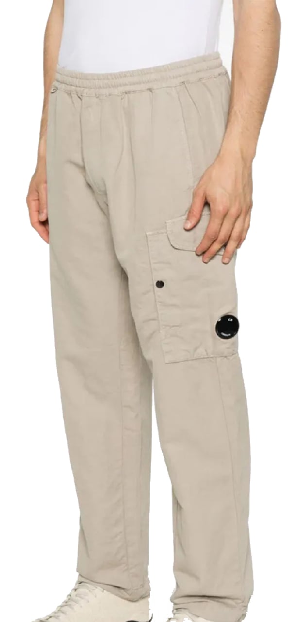 CP Company regular fit cotton linen pants divers Divers