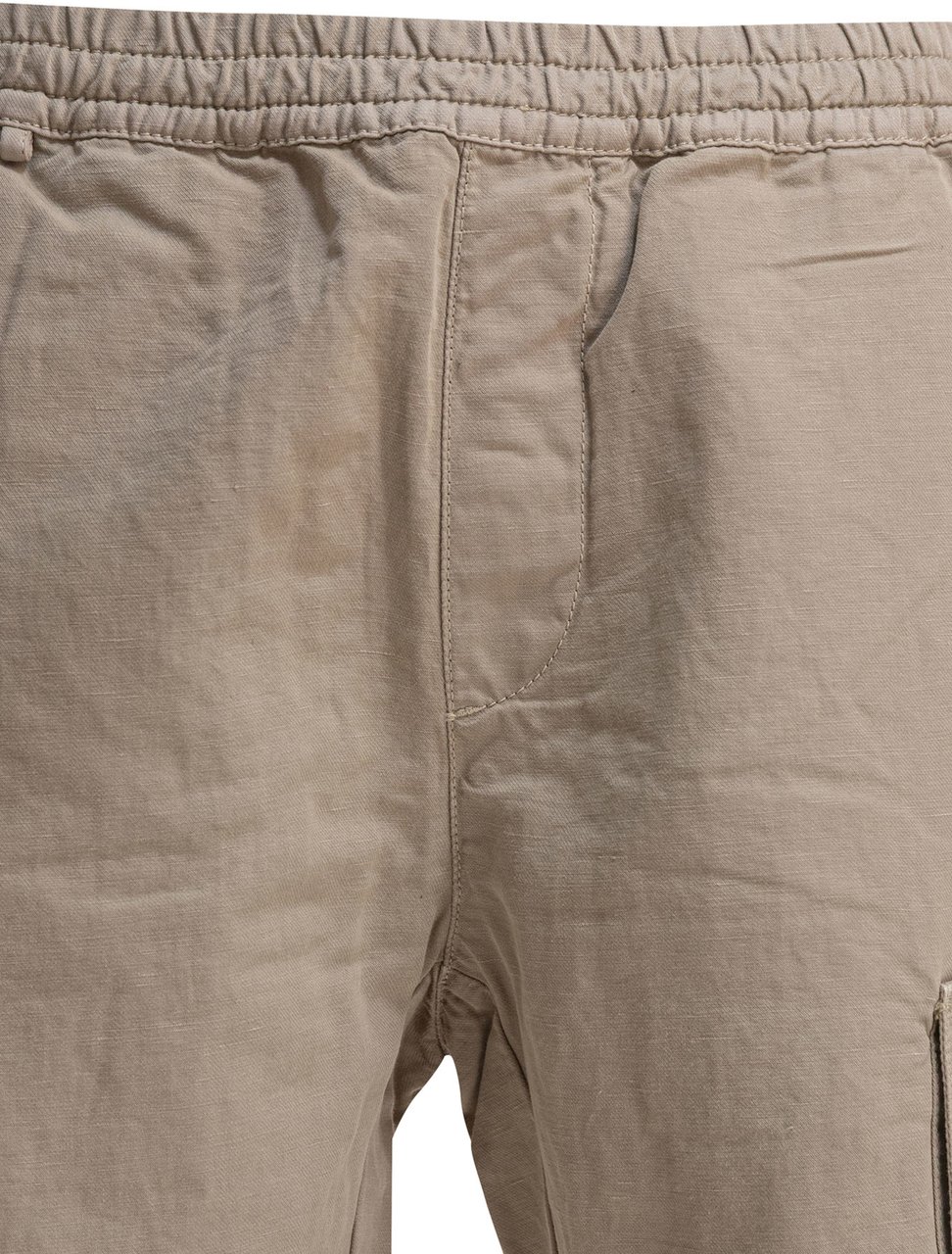 CP Company Cotton and linen cargo trousers Beige