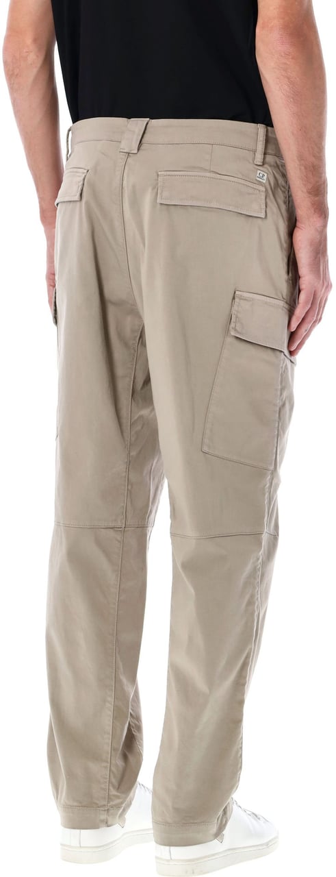 CP Company Stretch Sateen Loose cargo pants Groen
