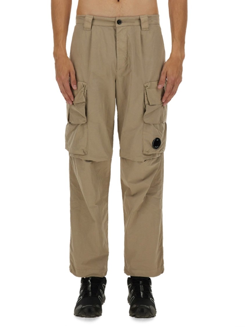 CP Company Relaxed-Fit Cargo Pants With Multiple Pockets Neutraal