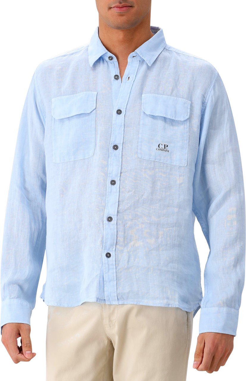CP Company C.P. Company Overhemd Blauw Blauw