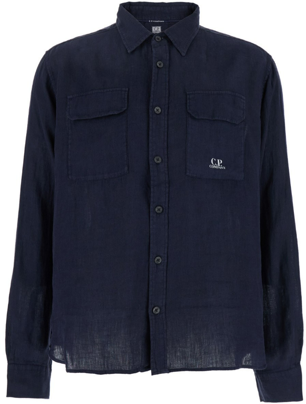 CP Company Shirts Blue Blauw