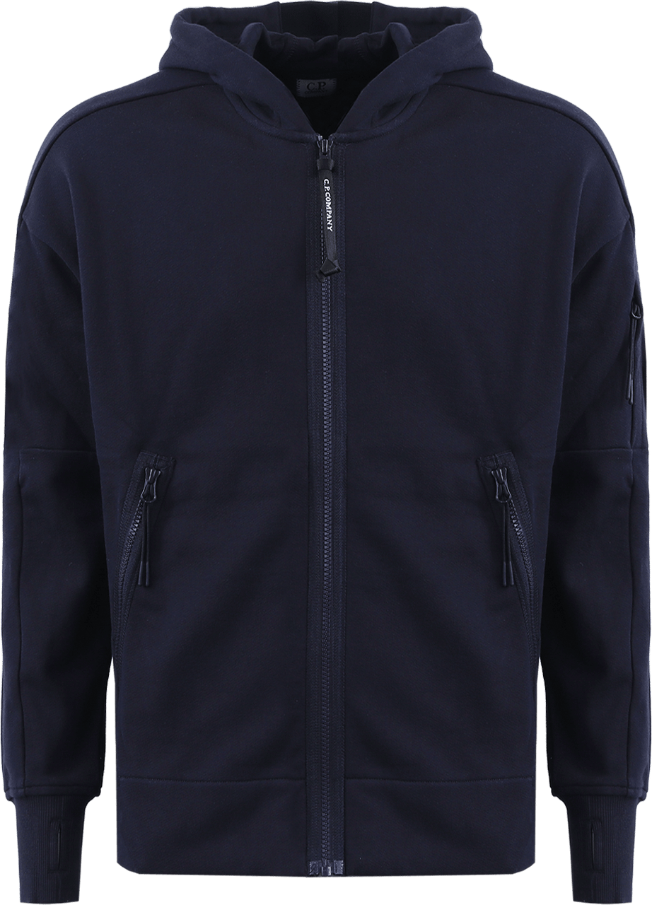 CP Company Heren Diagonal Raised Zipped Blauw Blauw