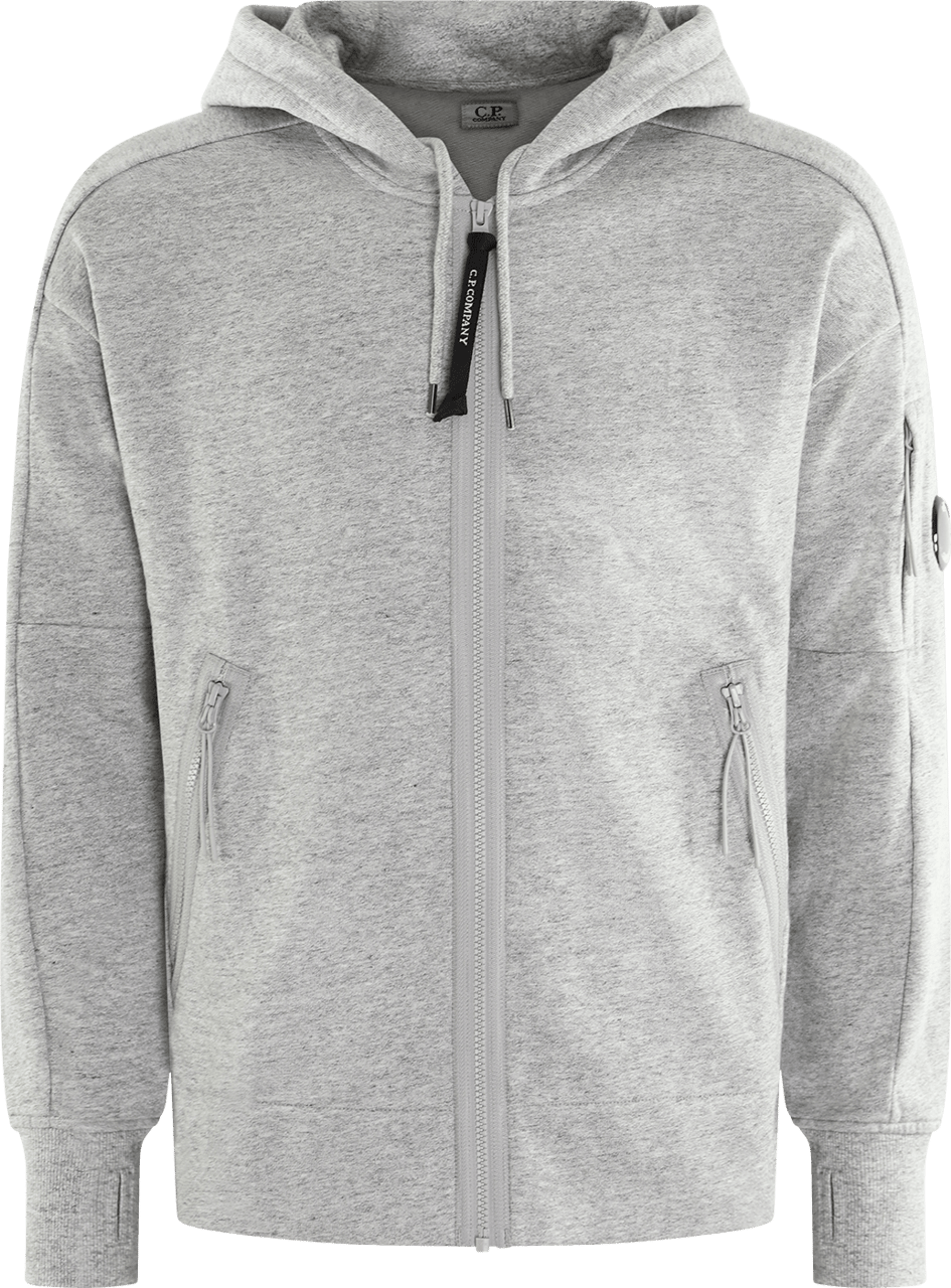 CP Company Heren Sweatshirts - Hooded Open Grijs