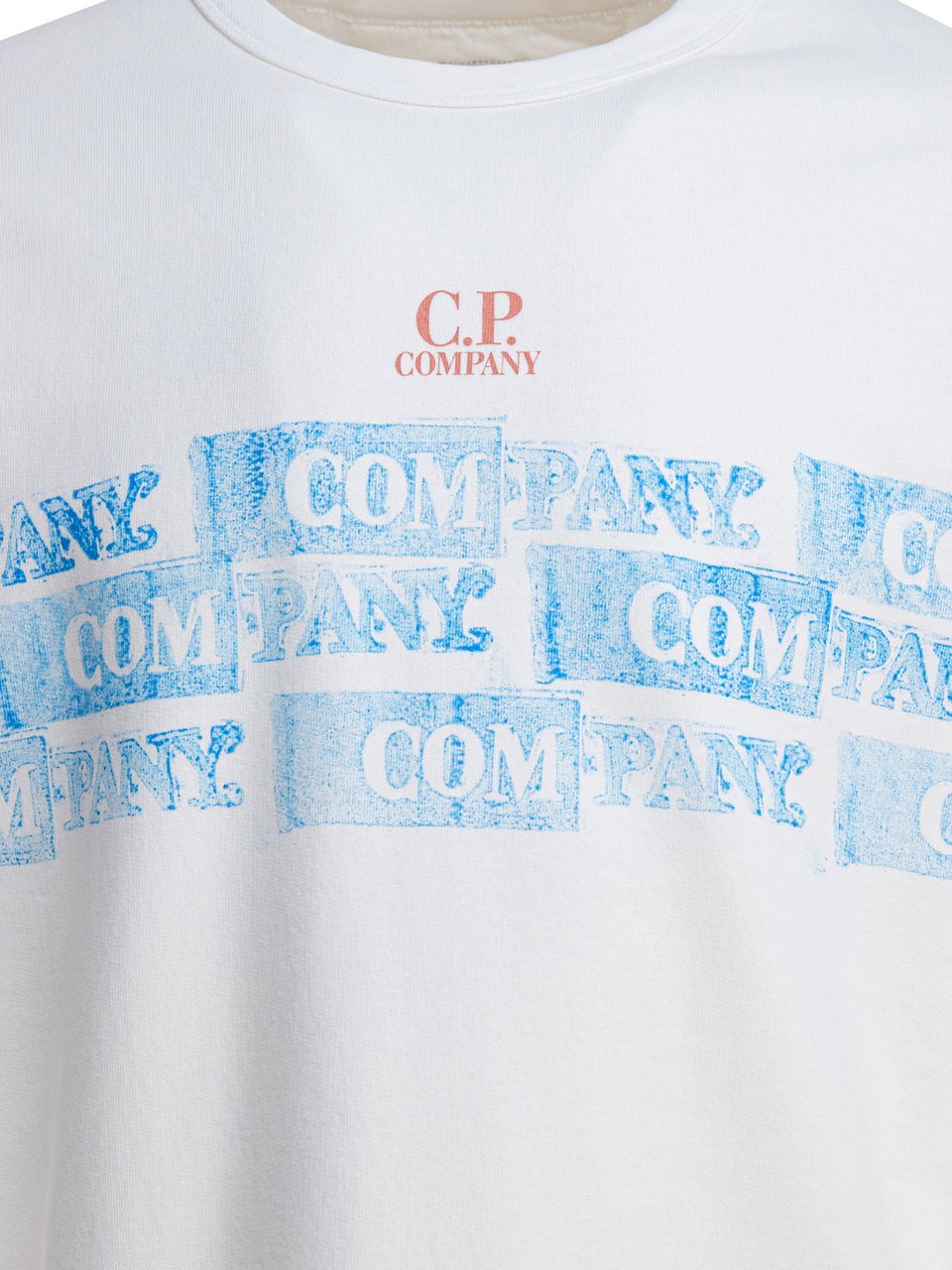 CP Company Crewneck sweatshirt with logo Wit
