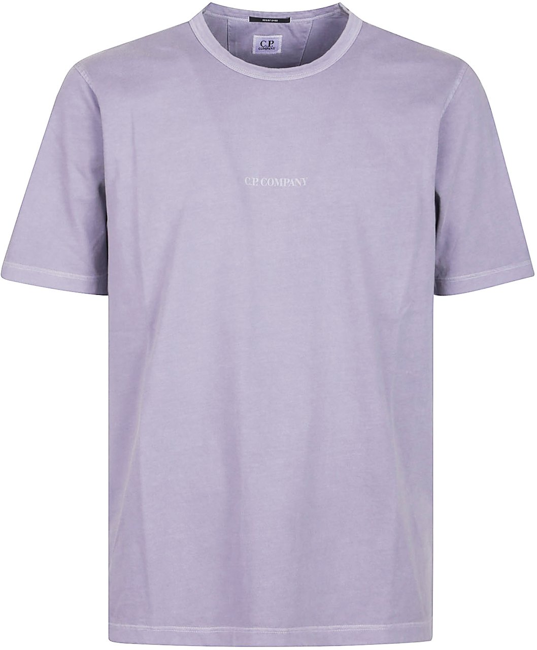 CP Company 24/1 Jersey Logo T-shirt Blue Blauw