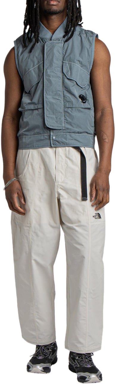 CP Company Chrome R Lens Logo Vest Jacket Blauw