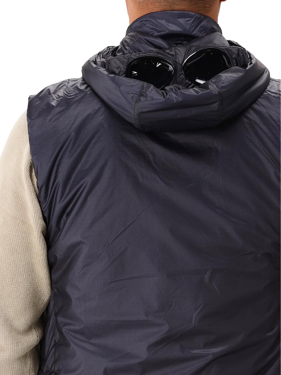 CP Company C.P. Company Bodywarmer Blauw Nada Shell Primaloft Goggle Blauw