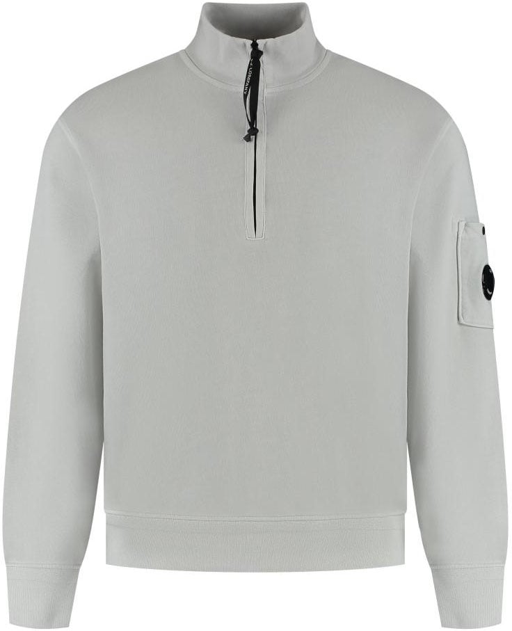 CP Company Sweatshirts - Polo Collar Blauw