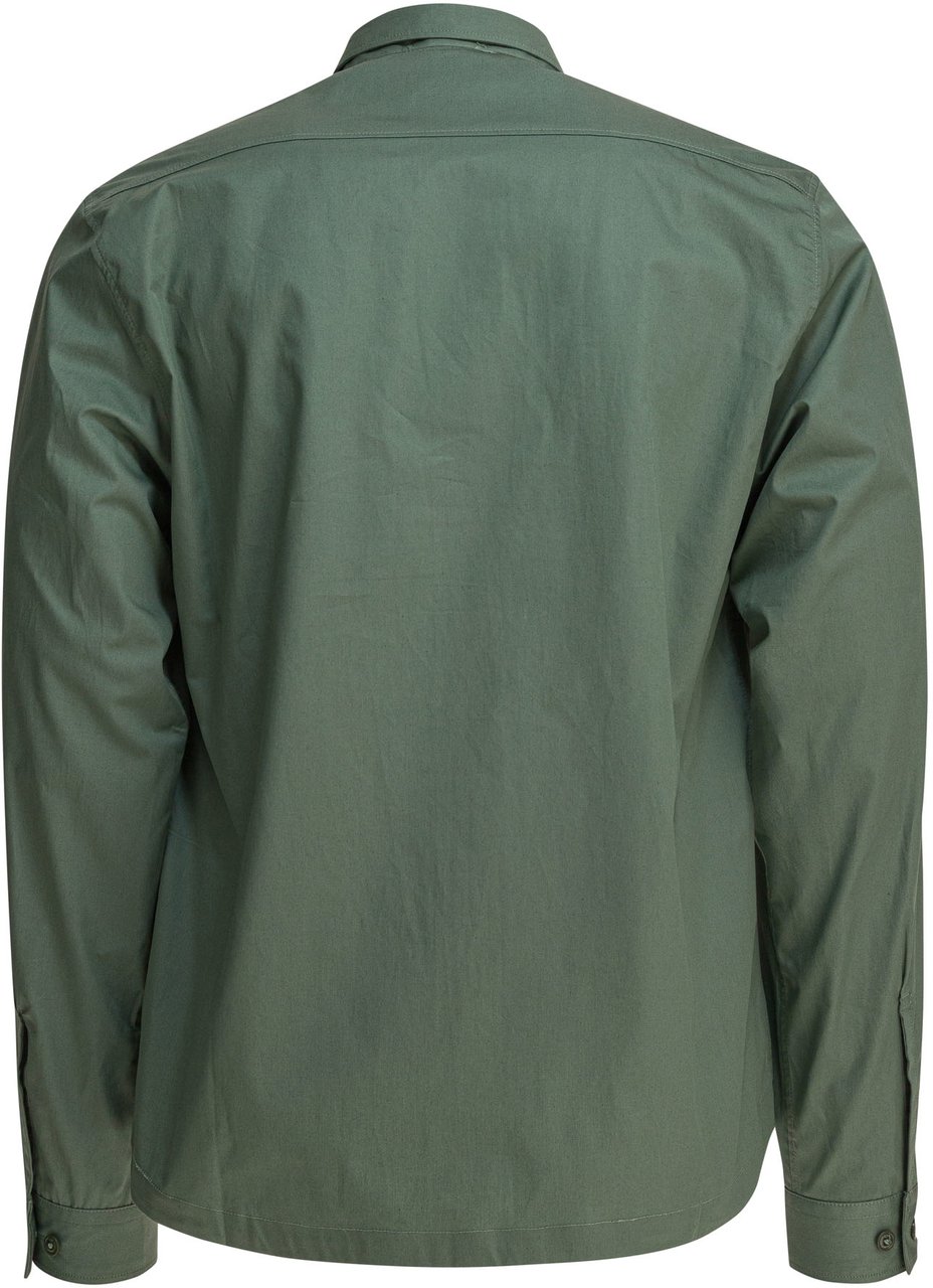 CP Company Cotton gabardine overshirt Groen
