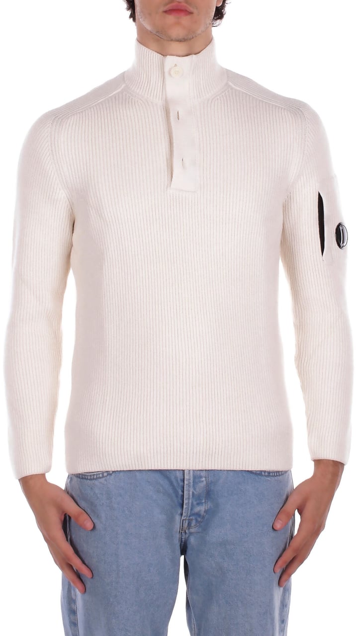 CP Company Sweaters Gauze White Wit