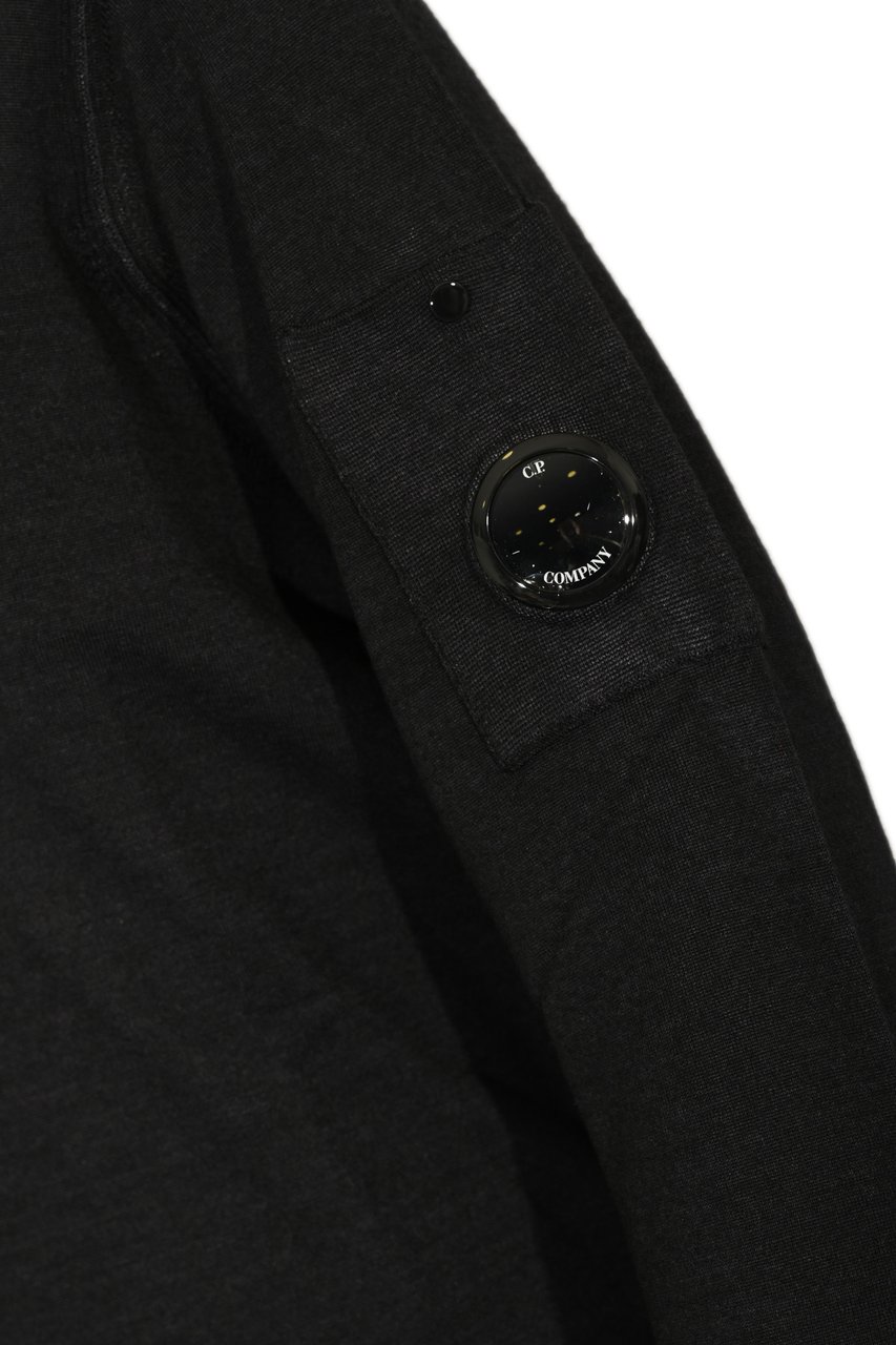 CP Company Sweaters Total Eclipse Zwart