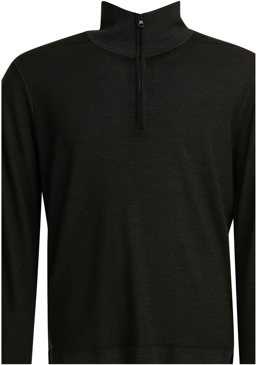 CP Company Merino wool half-zip sweater Grijs