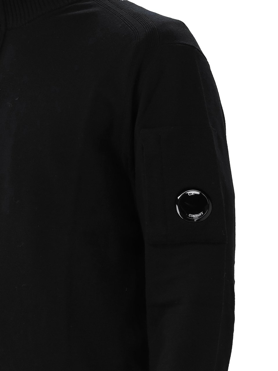 CP Company C.P. Company Trui Zwart Polo Collar Zwart