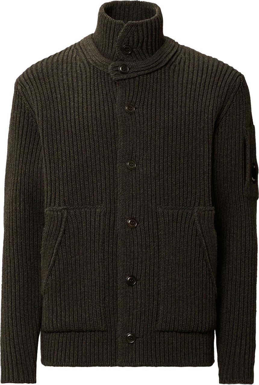 CP Company Heren Knitwear - Cardigan Blauw