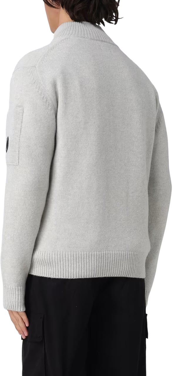 CP Company Heren Buttoned Sweater Wit Wit