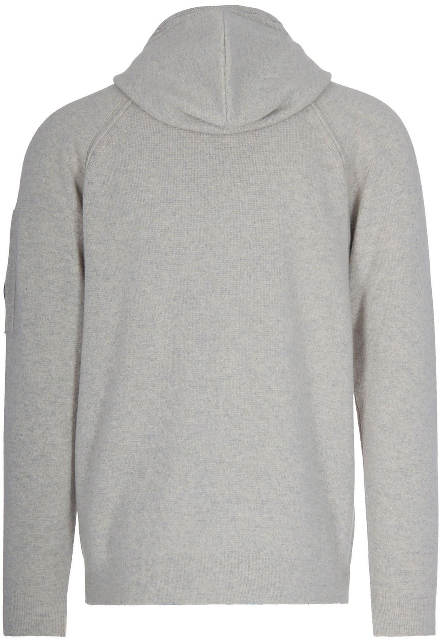 CP Company Sweaters Off White Melange Wit