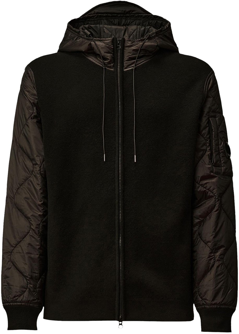 CP Company Heren Knitwear - Cardigan Zwart