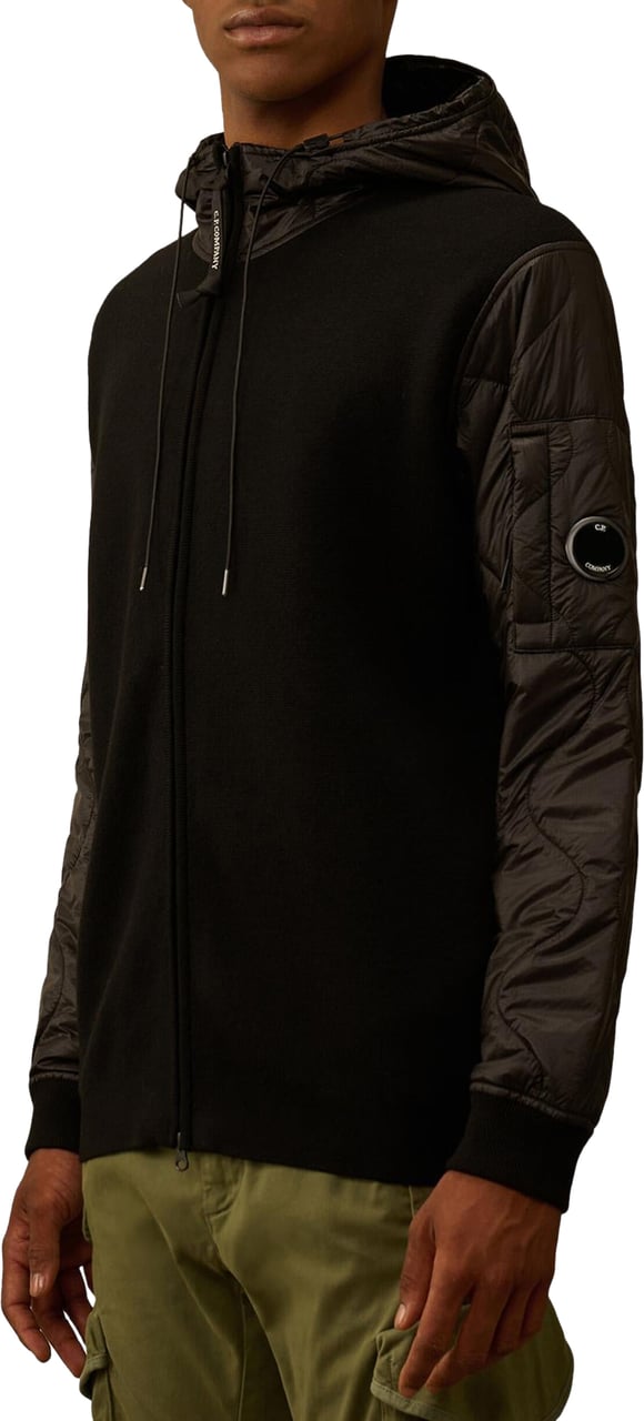 CP Company Heren Knitwear - Cardigan Zwart