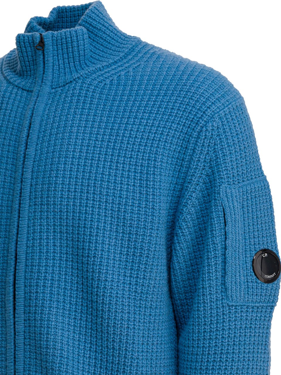 CP Company GRS Lambswool Sweater Blauw