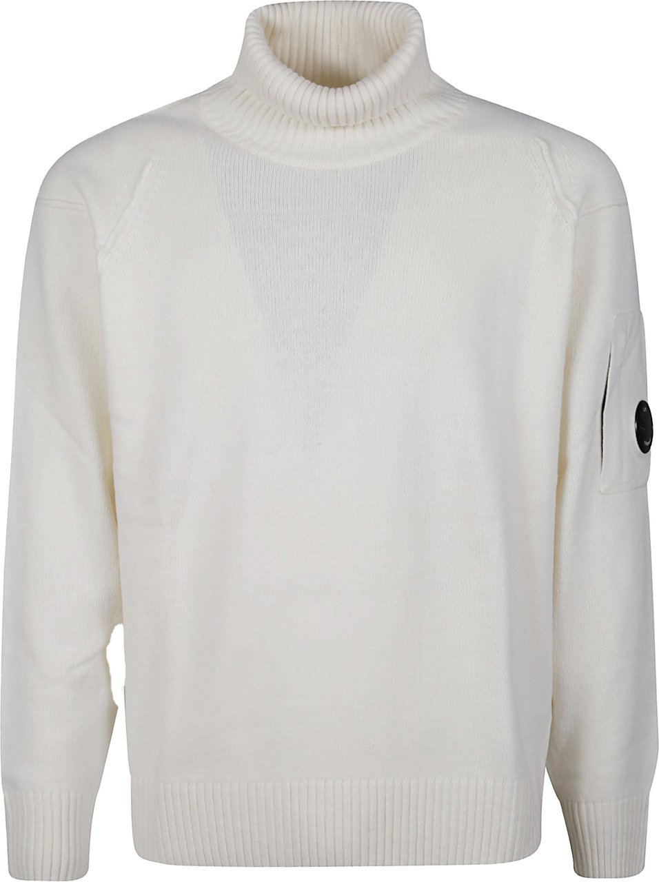 CP Company Grs Turtle Neck Sweater White Wit