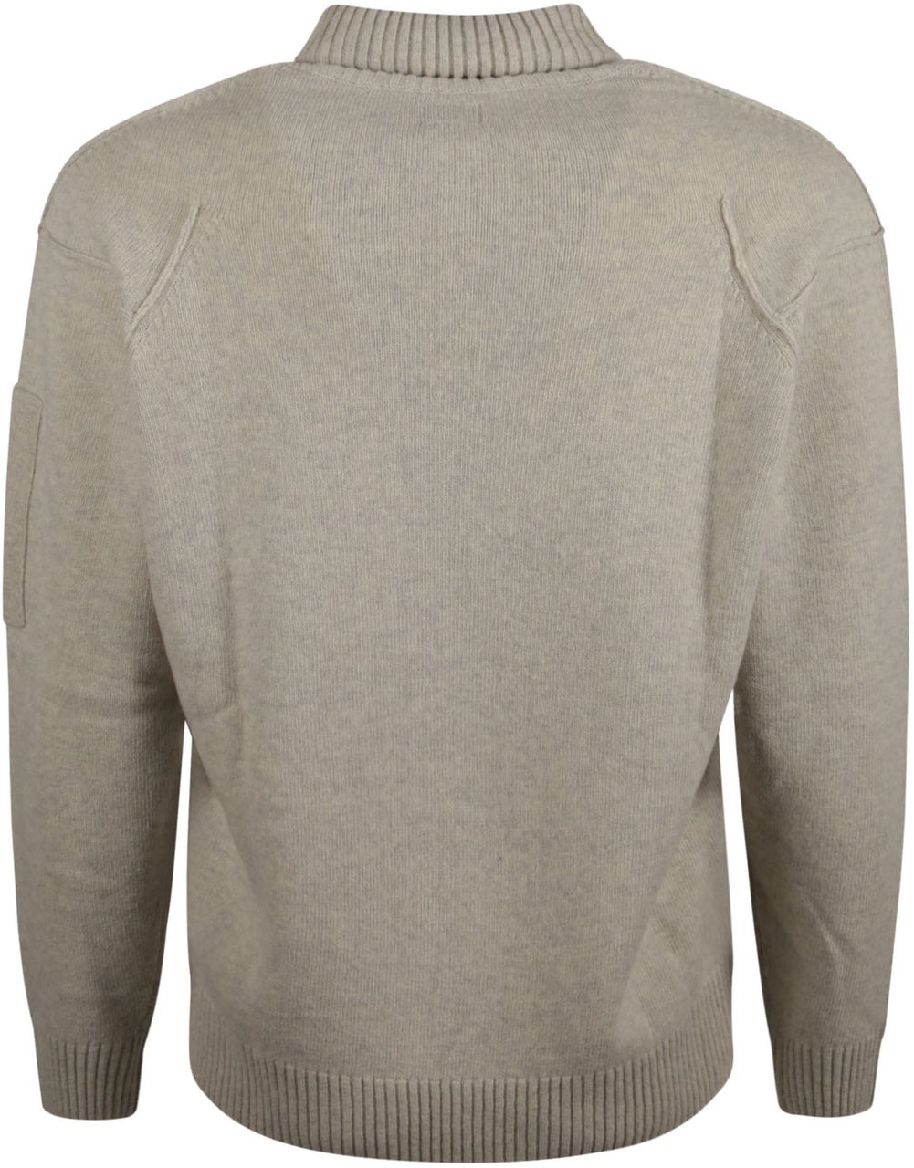 CP Company Grs Turtle Neck Sweater Grey Grijs