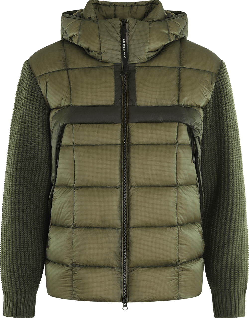CP Company Heren Merino Mixed Jacket Groen Groen