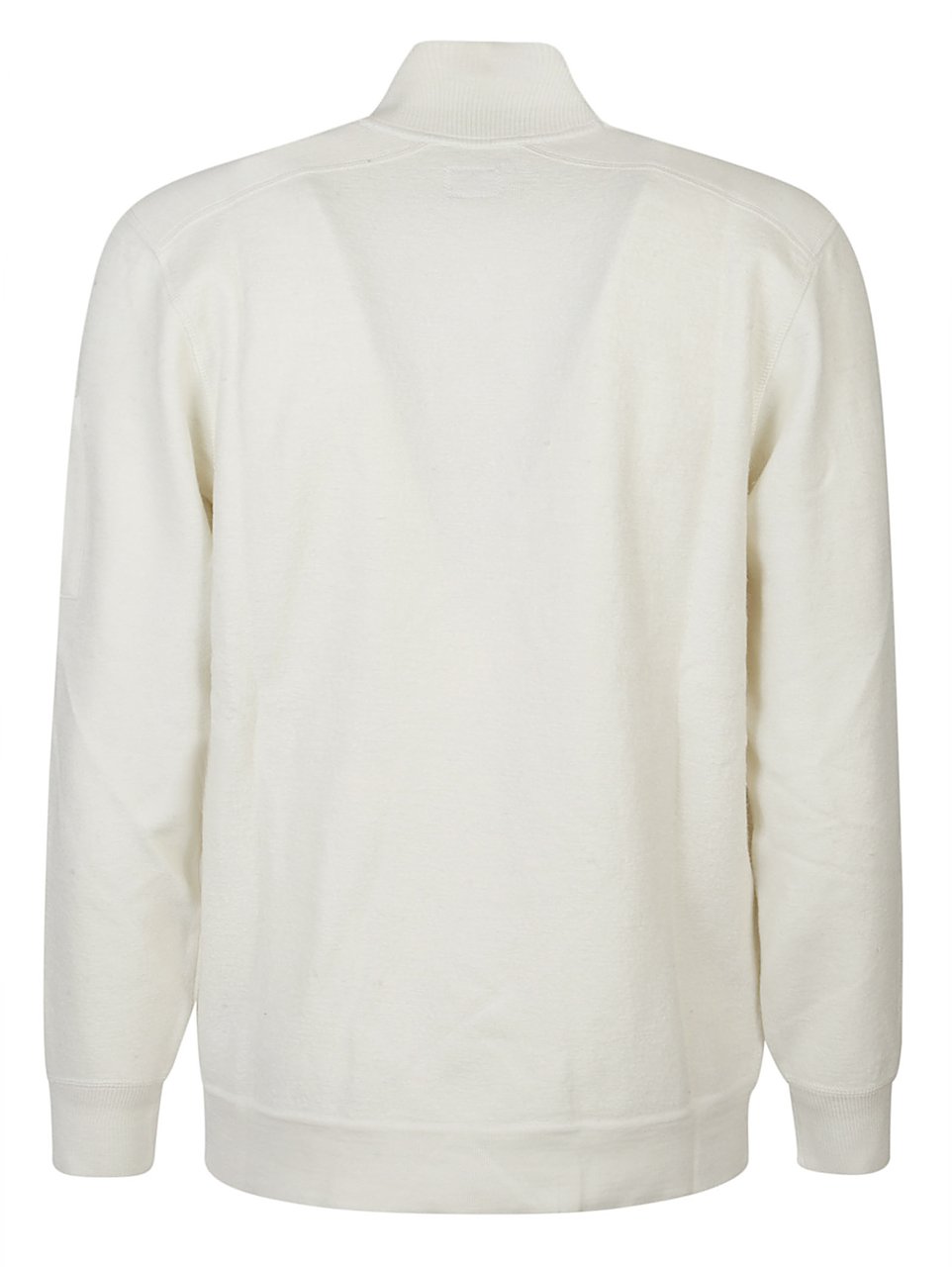 CP Company Polo Collar Sweater White Wit