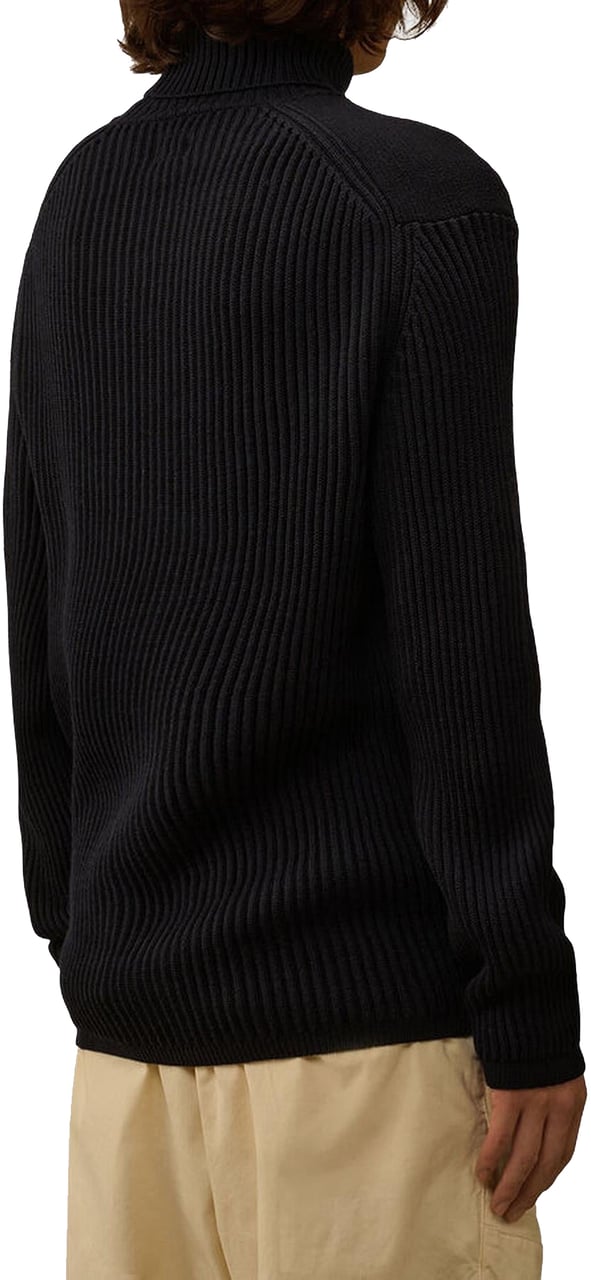 CP Company Heren Re-Wool Lens Sweater Blauw Blauw