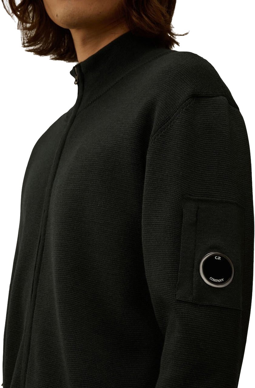 CP Company Heren Re-Wool Zip Cardigan Groen Groen