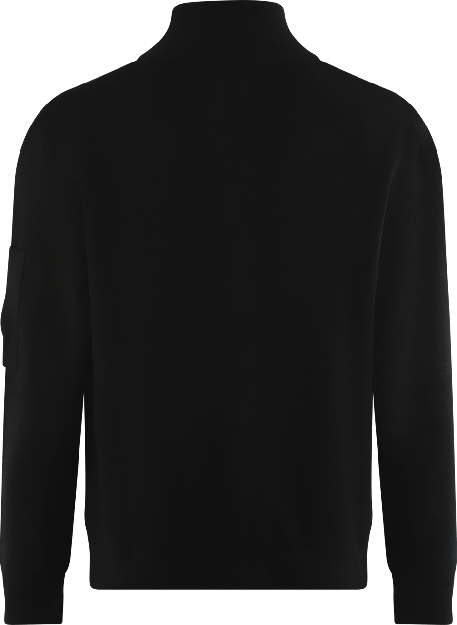 CP Company Heren Knitwear - Cardigan Zwart