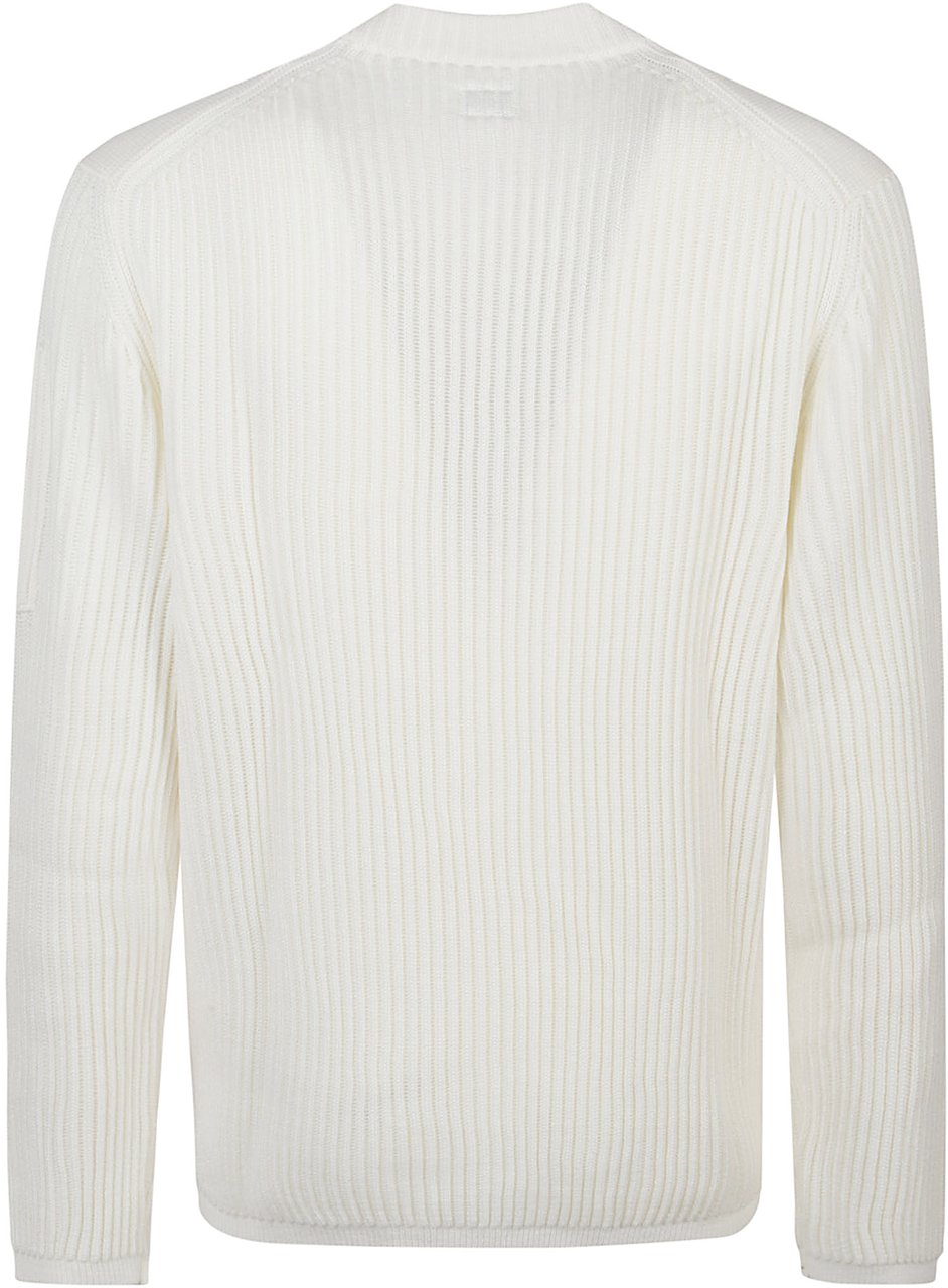 CP Company Re-wool Sweater White Wit