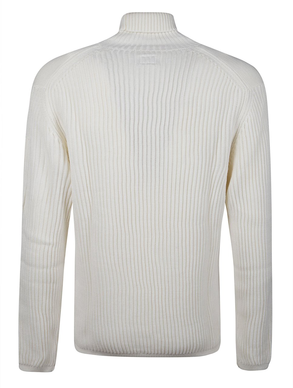 CP Company Re-wool Turtle Neck Sweater White Wit