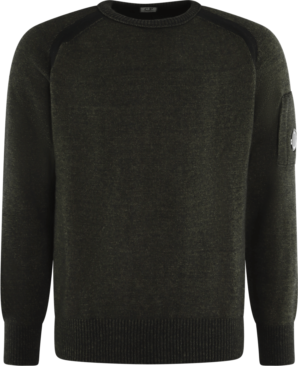 CP Company Heren Knitwear - Crew Neck Groen