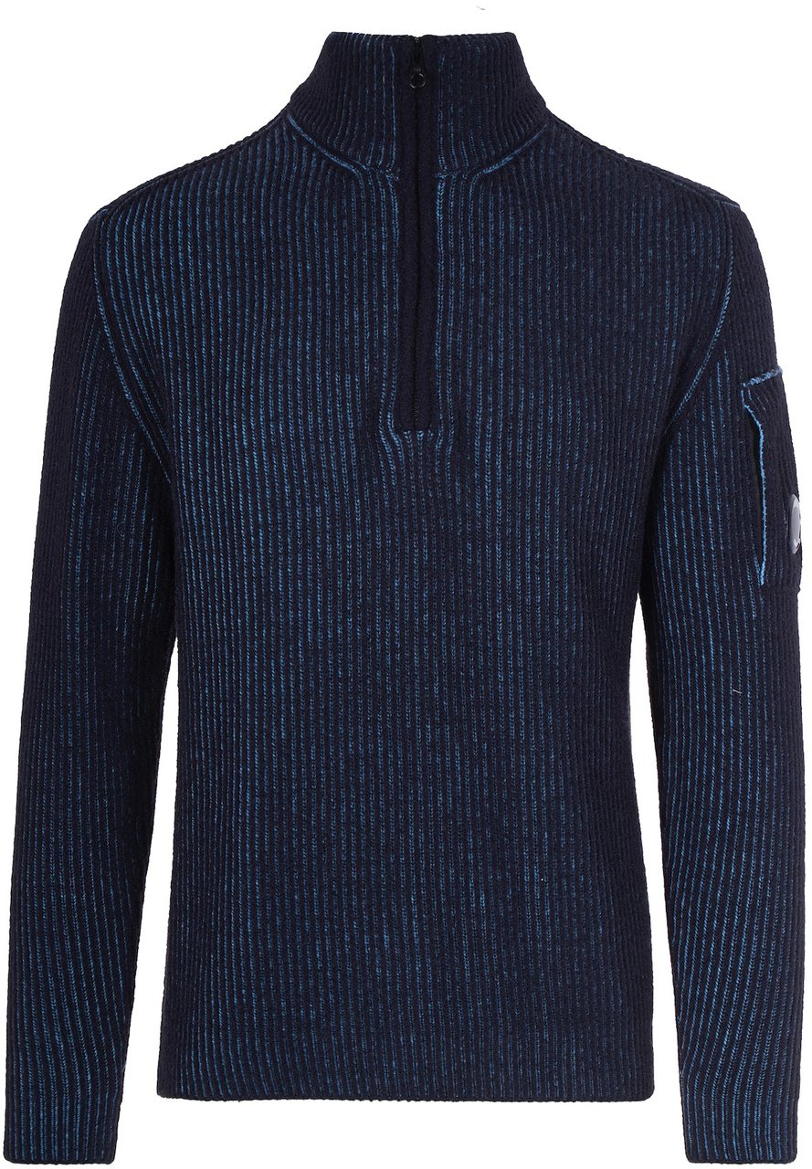 CP Company Sweaters Aegean Blue Blauw