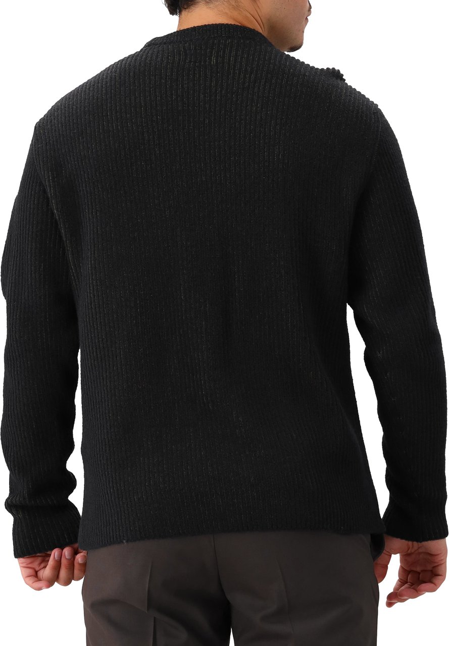 CP Company C.P. Company Gebreide Trui Zwart Zwart