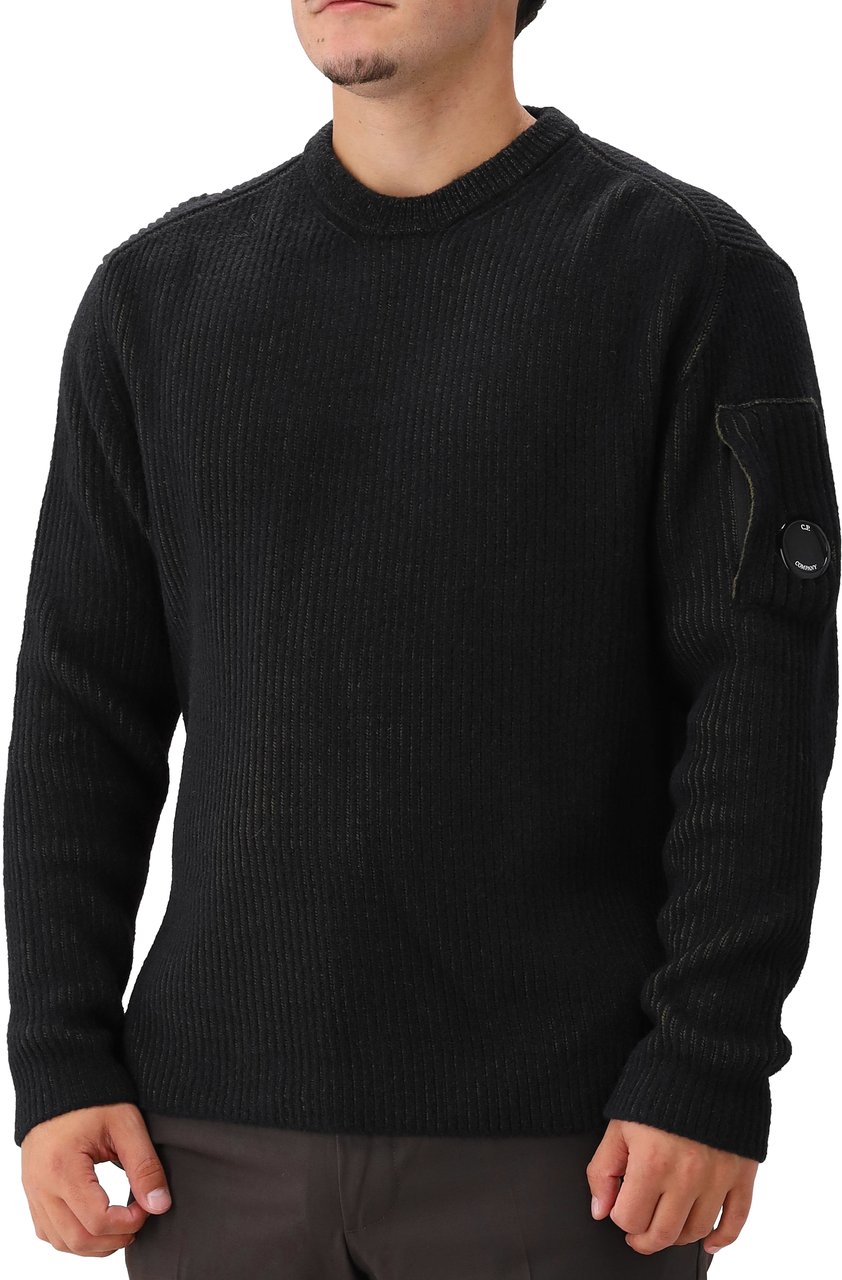 CP Company C.P. Company Gebreide Trui Zwart Zwart