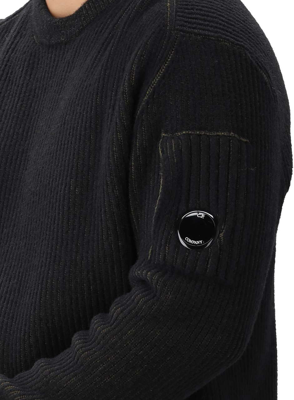CP Company C.P. Company Gebreide Trui Zwart Zwart