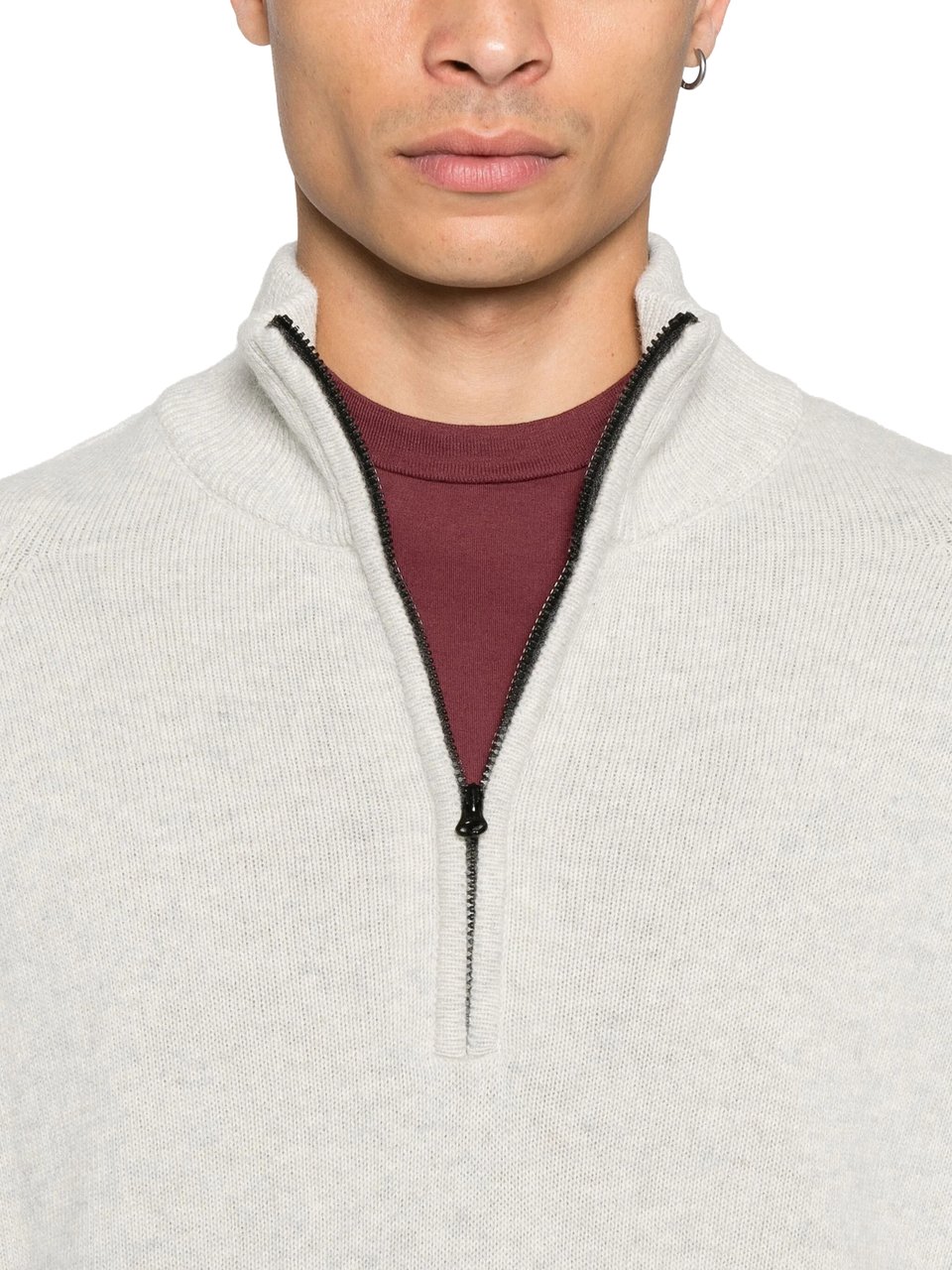 CP Company Clothing Off White Melange Wit