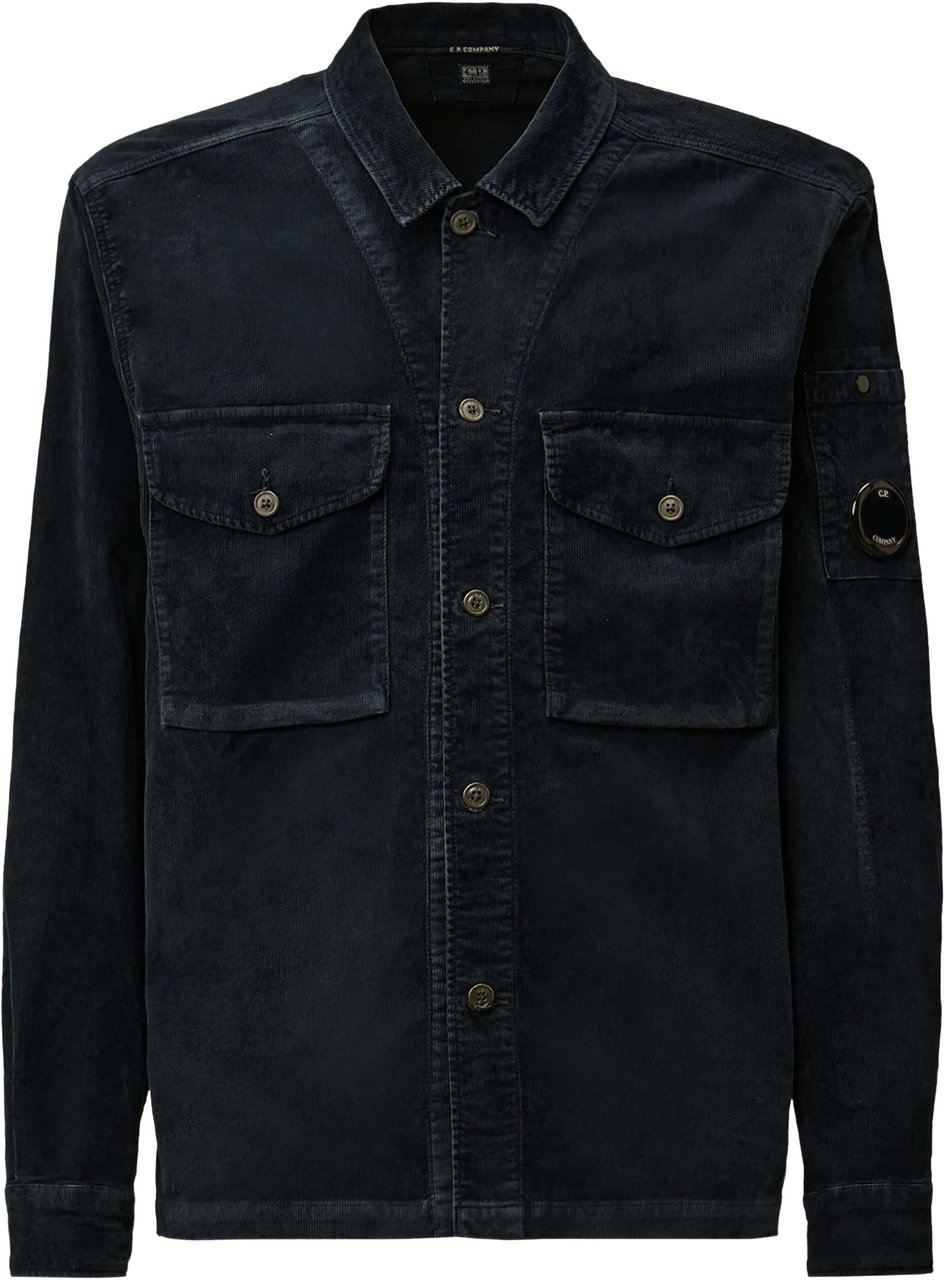 CP Company Shirts Total Eclipse Zwart