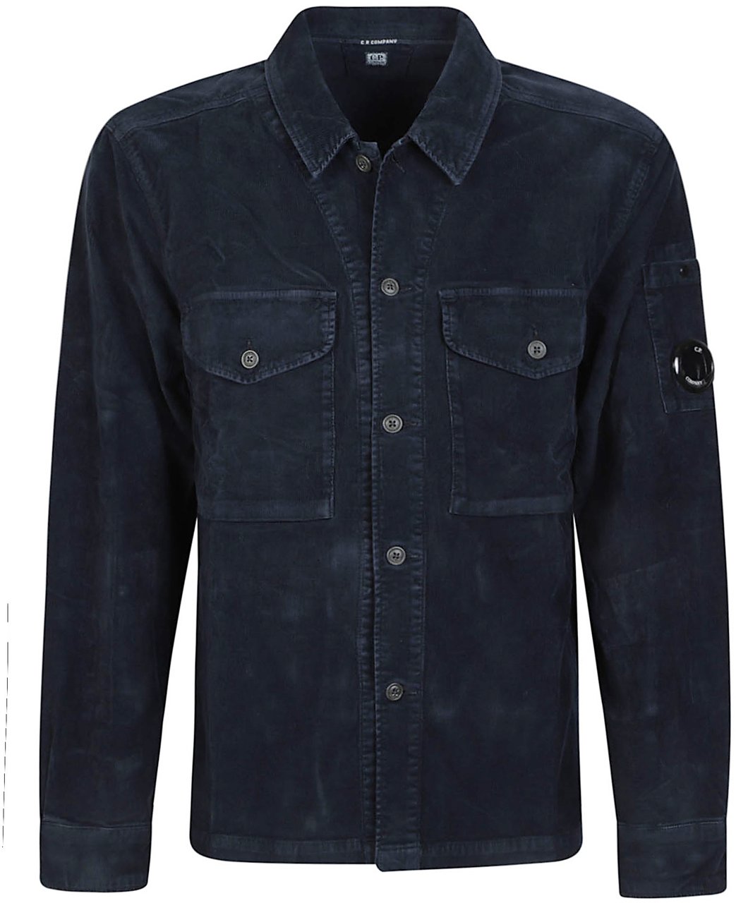 CP Company Corduroy Overshirt Jacket Blue Blauw