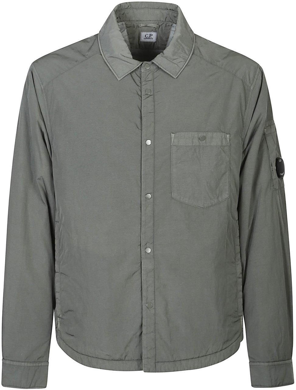 CP Company Chrome-r Padded Overshirt Grey Grijs
