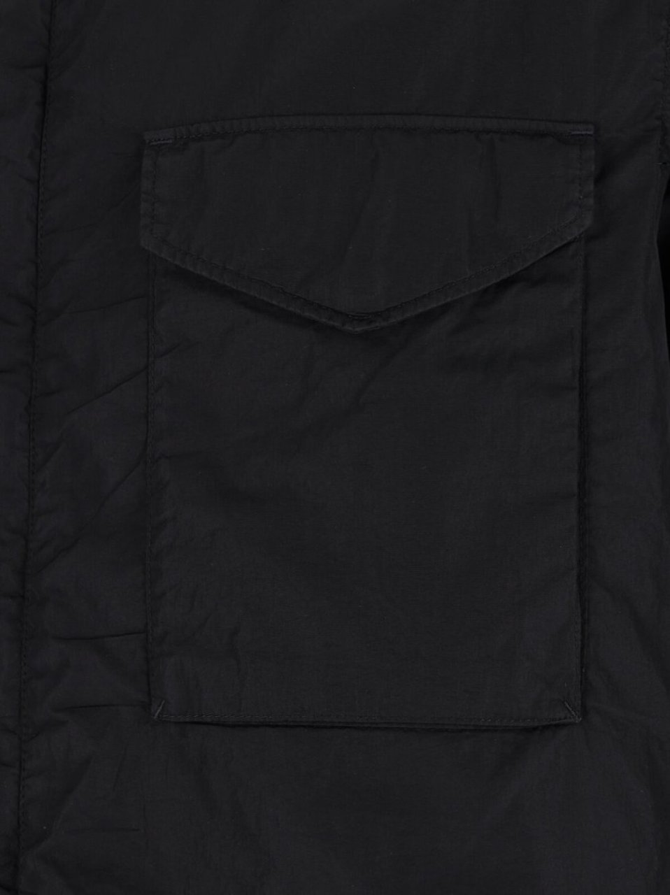 CP Company Logo Shirt Jacket – Green Zwart