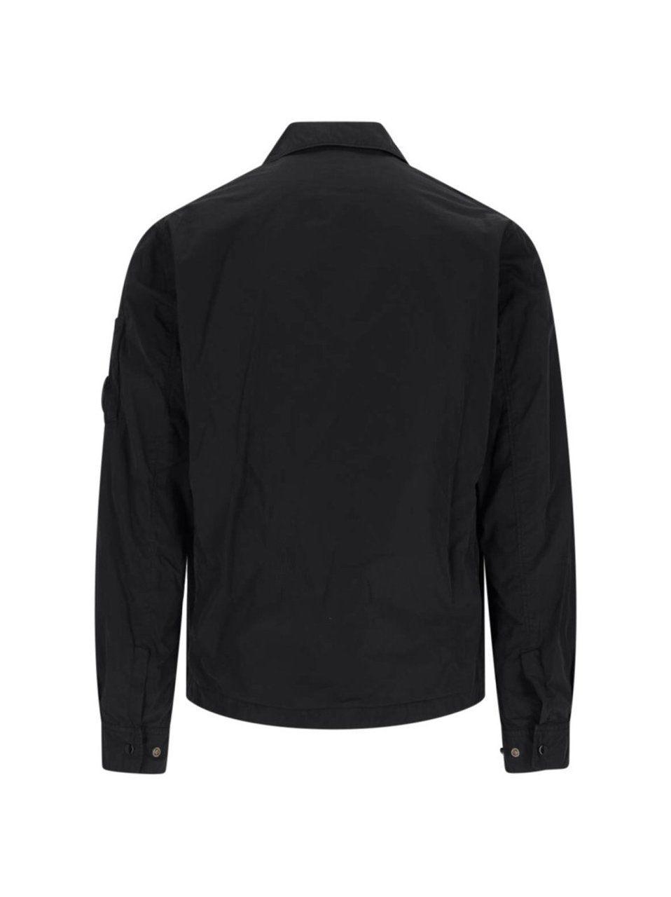 CP Company Logo Shirt Jacket – Green Zwart