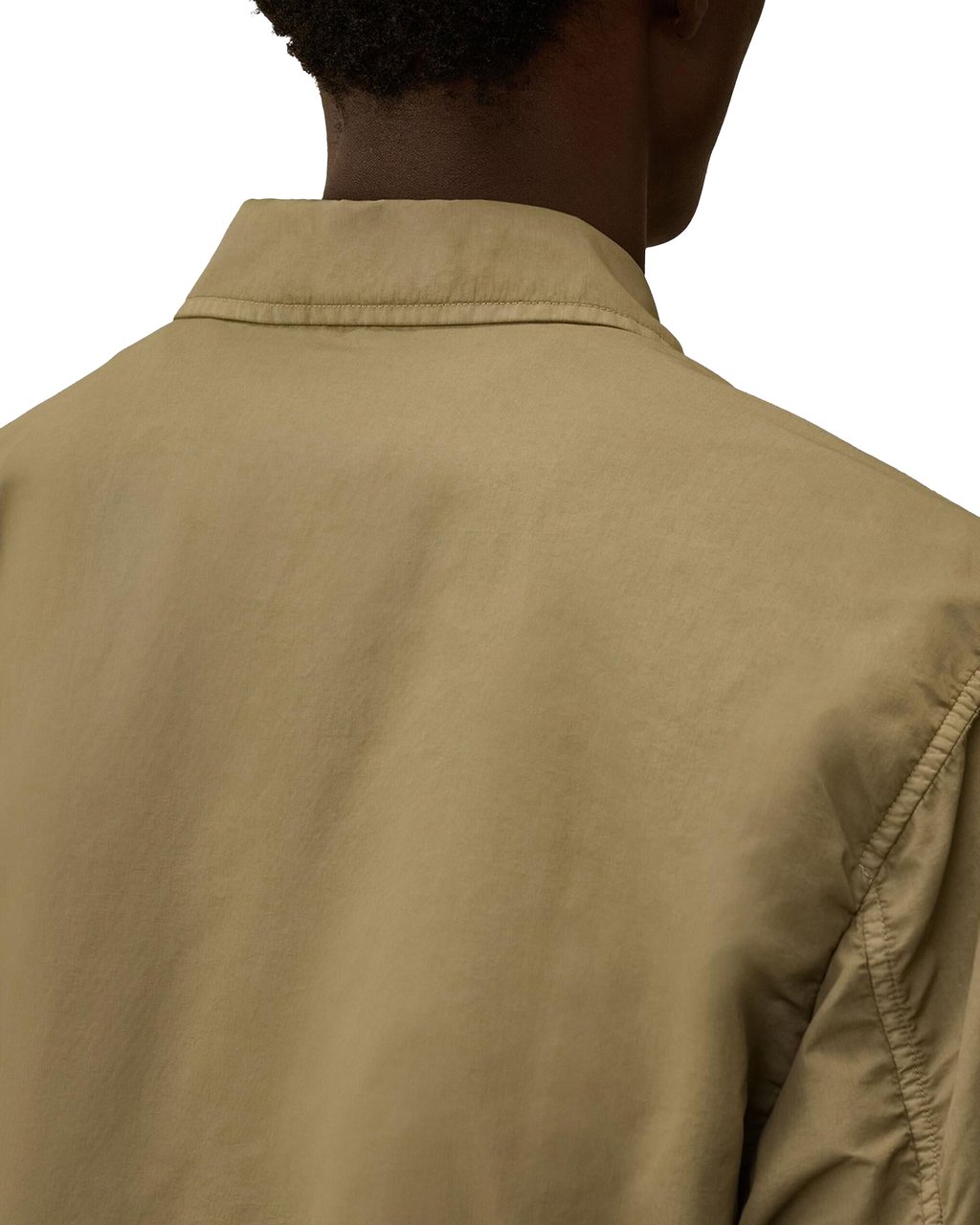 CP Company Heren Lens Zipped Overshirt Bruin Bruin