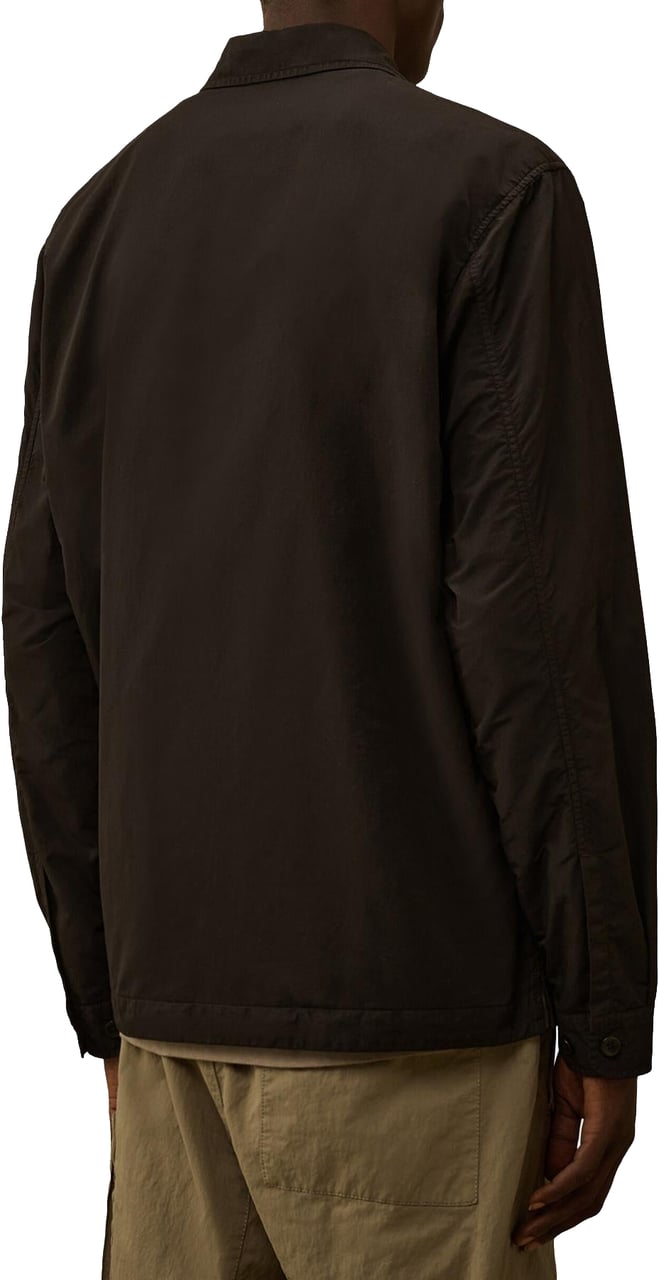 CP Company Heren Lens Zipped Overshirt Zwart Zwart
