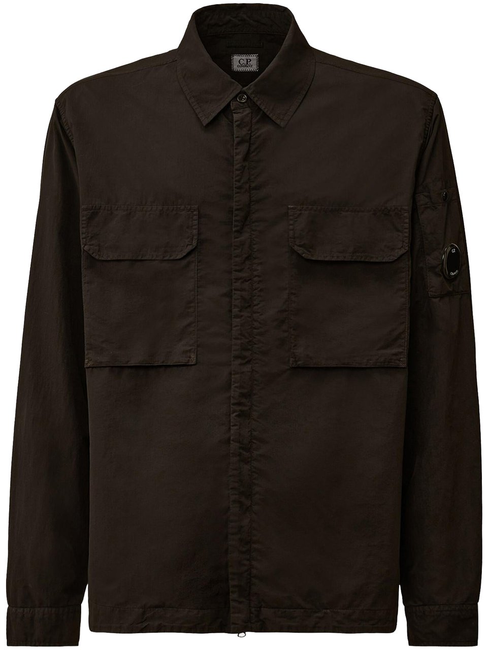 CP Company Heren Lens Zipped Overshirt Zwart Zwart