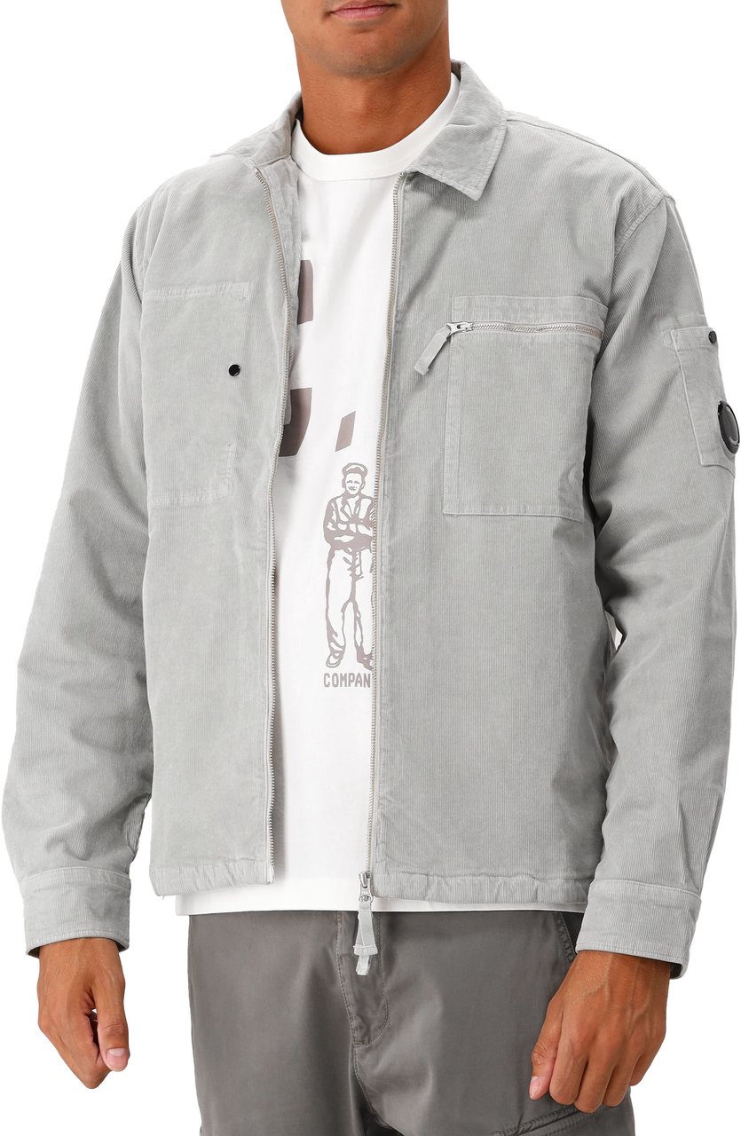 CP Company C.P. Company Overshirt Grijs Corduroy Grijs